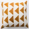 Hand Made Decorative Pillow African Inspired Mudcloth Indian Mud Cloth Cushion White cotton cushion cover Block printed cushion