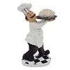 Restaurant Decoration Chef Pattern Ceramic Figurine