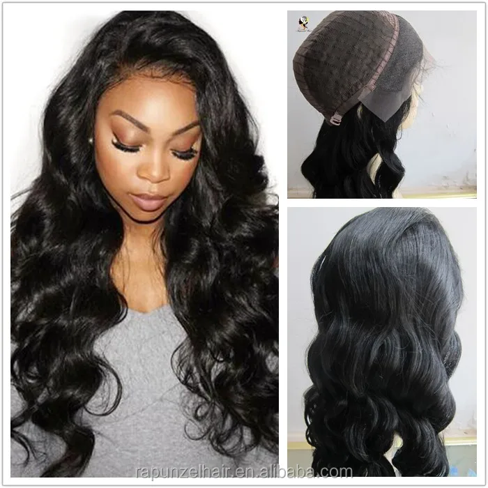 Glamorous Virgin Hair 8 26inch Body Wave Hair Lace Front Wigs With 