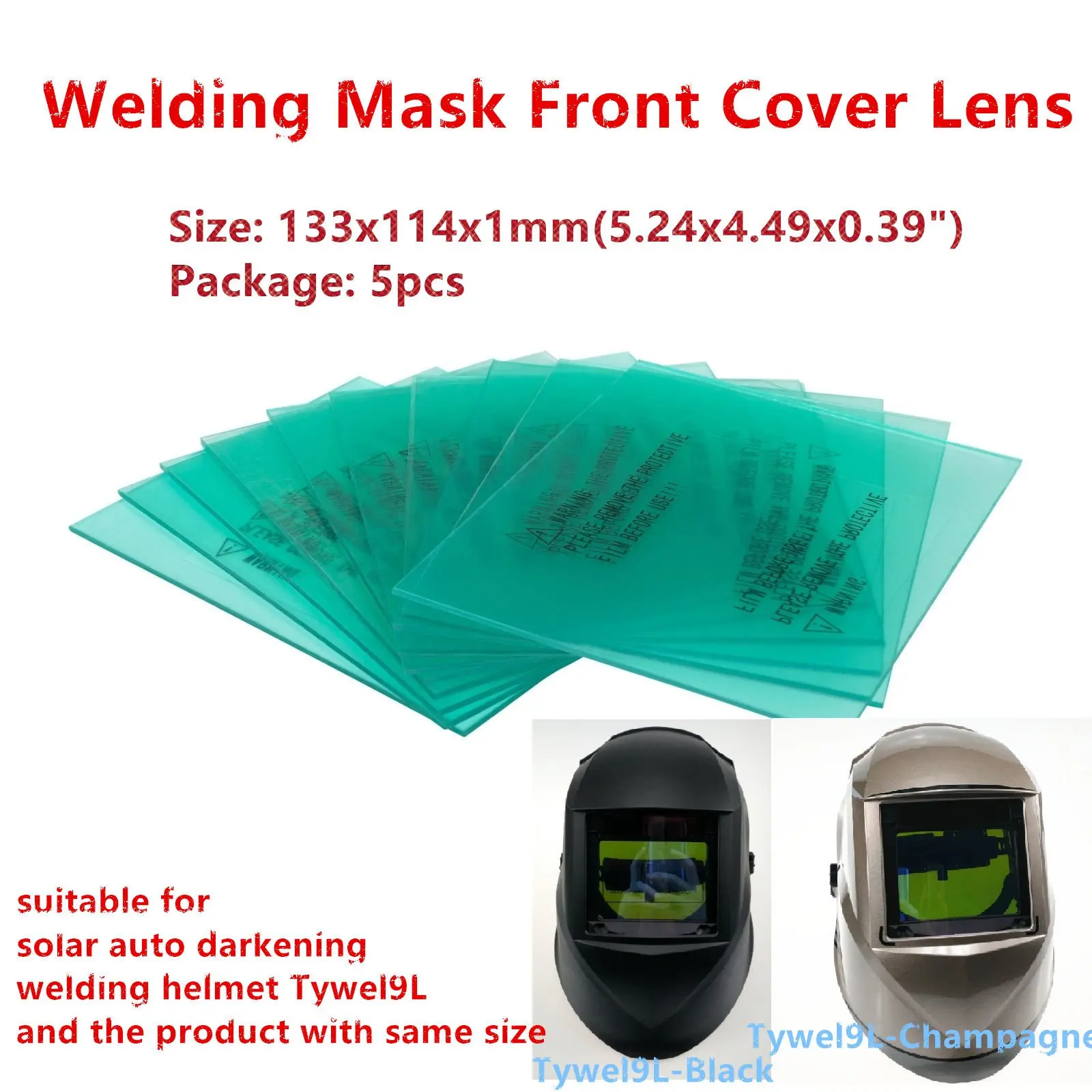 thumbnail image 2 of AHANDMAKER 25 Pack Plastic Welding Helmet Lens, 3.54x 4.33 Inch Welding Protective Lens Replacement, Clear Welding Lens Covers, Protective Plates For Welding Hoods And Welding Helmets 2 of 12