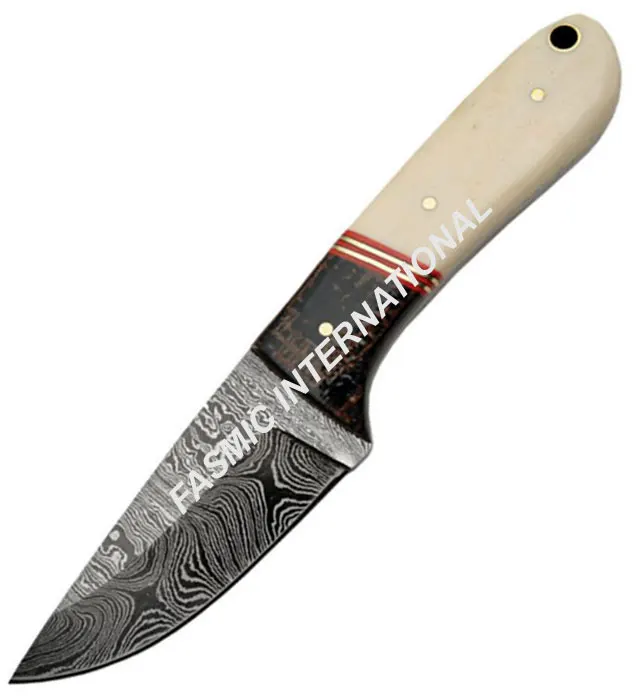 Diseño Personalizado Cuchillo Hueso Mango 9 Cuchillo De Caza Buy Damascus Custom Design Handmade Knives 9 Hunting Damascus Steel Fixed Knife Fancy Handle 9 Damascus Steel Handmade Fancy Handle Knife 9 Product On