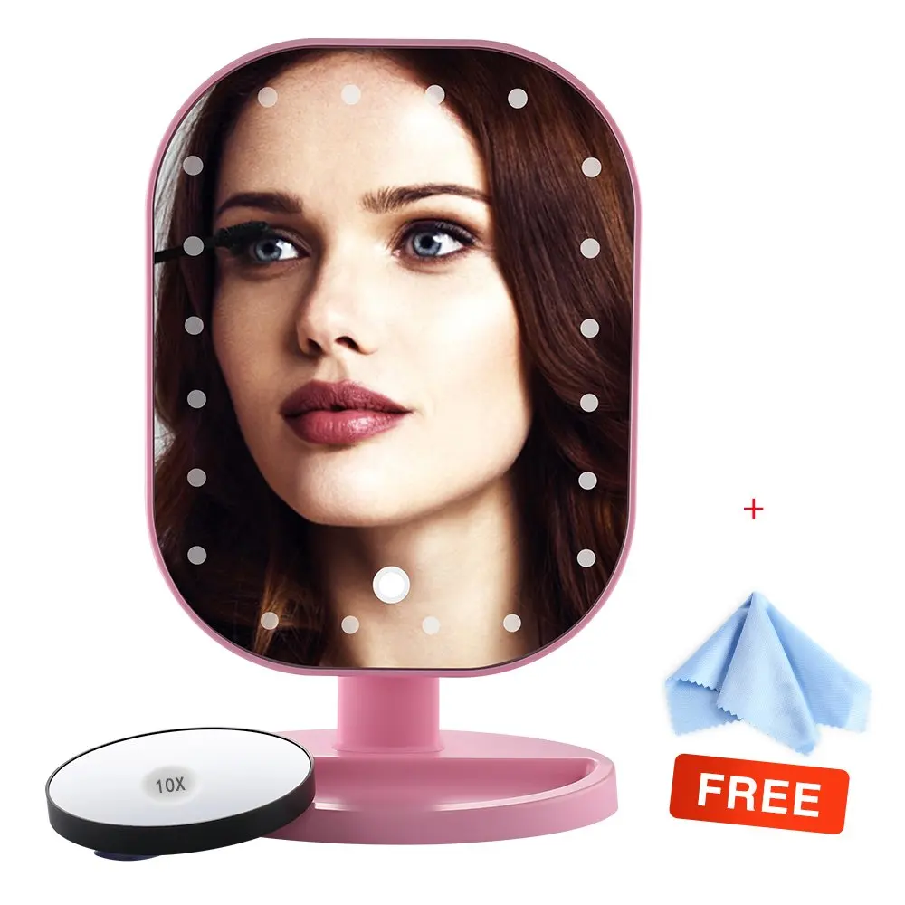 Cheap Lighted Makeup Mirror With 10x Magnification, find Lighted Makeup