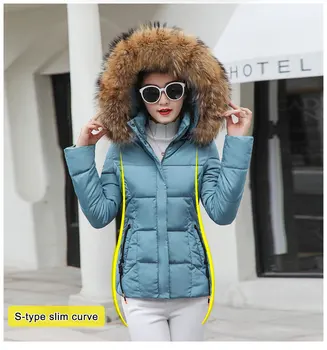 ladies down jacket with hood