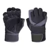 Gym Weightlifting Gloves, Protective color trim neoprene weight lifting gym gloves