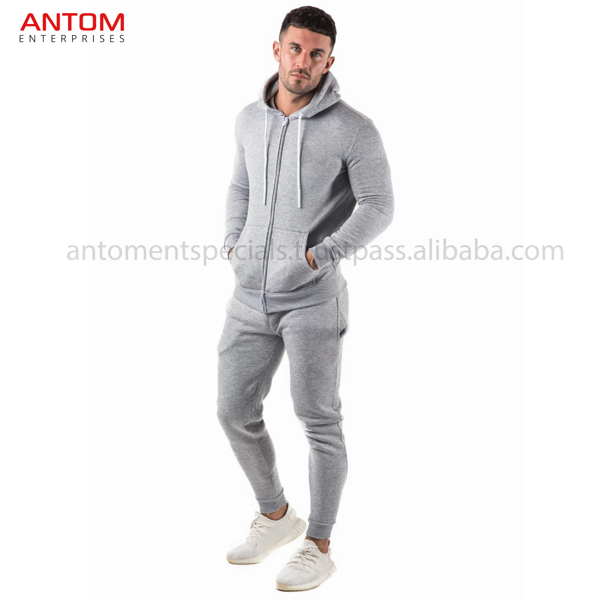 all grey sweatsuit