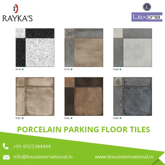 Heavy Duty Parking Floor Tile for Out Side Home Vila Parking Area With ...