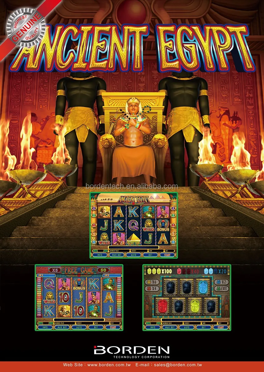 Casino Supplier Ancient Egypt Arcade Games Machines Video Slot Game