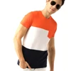 T Shirts Wholesale Custom Dry Fit Basic T shirt Men Color Block Design T shirt for Men