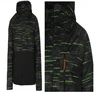 unisex custom winter snow Ski soft shell padded quilted jacket waterproof wind proof breathable sublimation 3333 Grey/Black