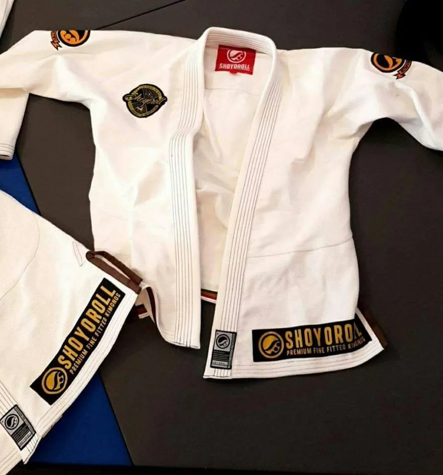 Albino & Preto Batch Bjj Gi Custom Martial Arts Uniform Karate Bjj