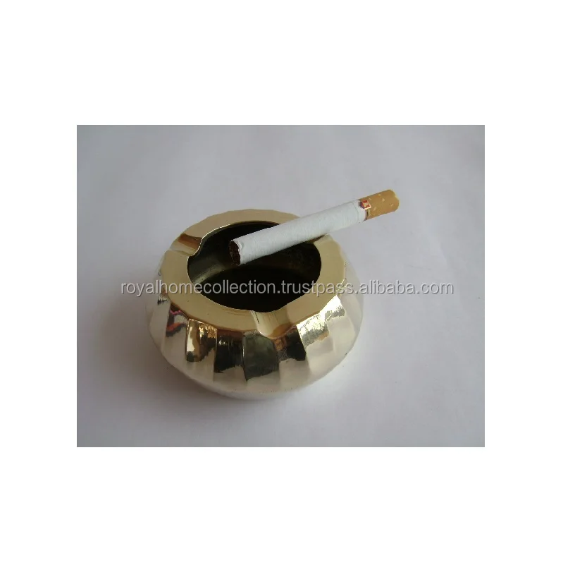 Wholesale Factory Classic Ashtray High Quality Metal Nickel Plated