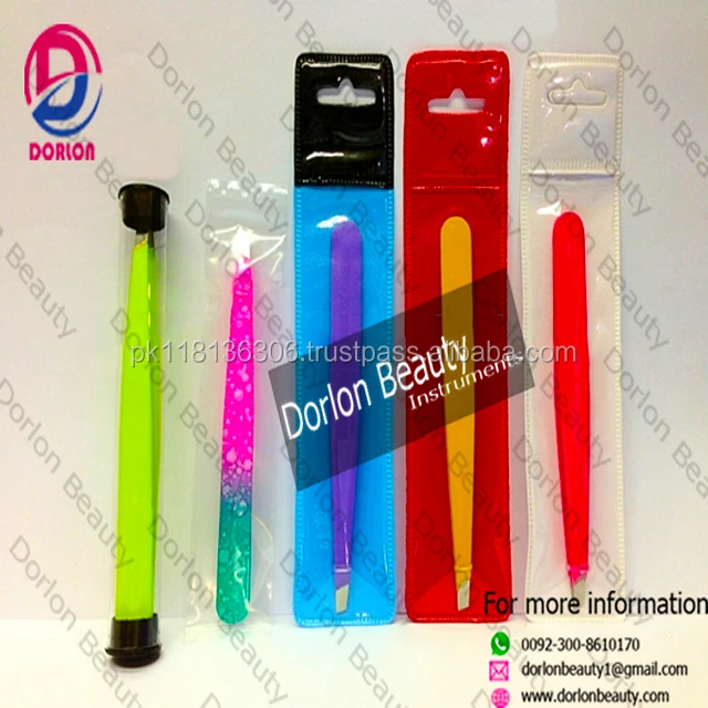 3pcs Eyebrow Tweezers in mirror case, new design