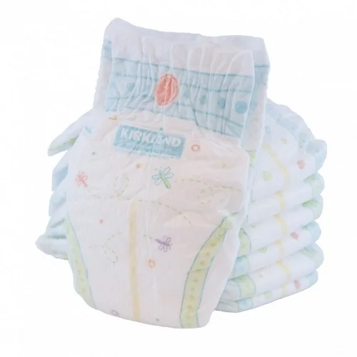 Disposable White Cotton Baby Diapers 