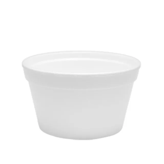 Hot Selling 14oz White Expanded Polystyrene Foam Container/cup For Dessert And Foods In Bulk ...