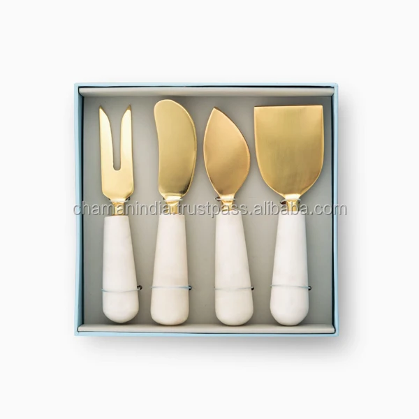 Rose Gold Cheese Knives Set Material Stainless Steel Buy Rose Gold