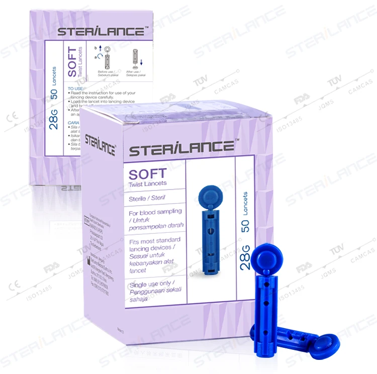 Sterilance Disposable Twist Type Blood Lancet 28g Buy Disposable