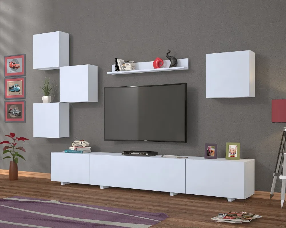Kuzey High Quality Modern Living Room Furniture Set Cabinet Tv