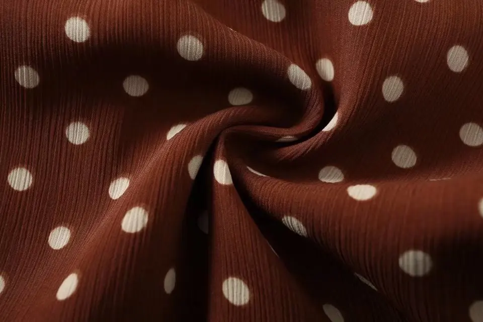 Wholesale clothing Cami Brown Fashion Jumpsuit Women with Polka Dot Pattern Print