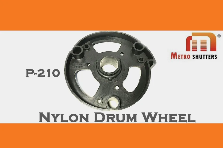 P210 Nylon Drum Wheel For Roll Up Garage Door Aluminum Shutter Parts