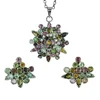 Splendid jewelry set multi tourmaline gemstone 925 sterling silver handmade jewellery silver sets