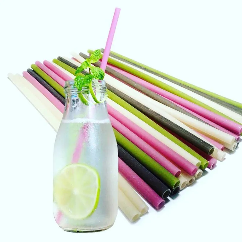 Rice straws, Compostable Plant-Based Straws, eatable straws