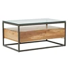 West elm box frame coffee table