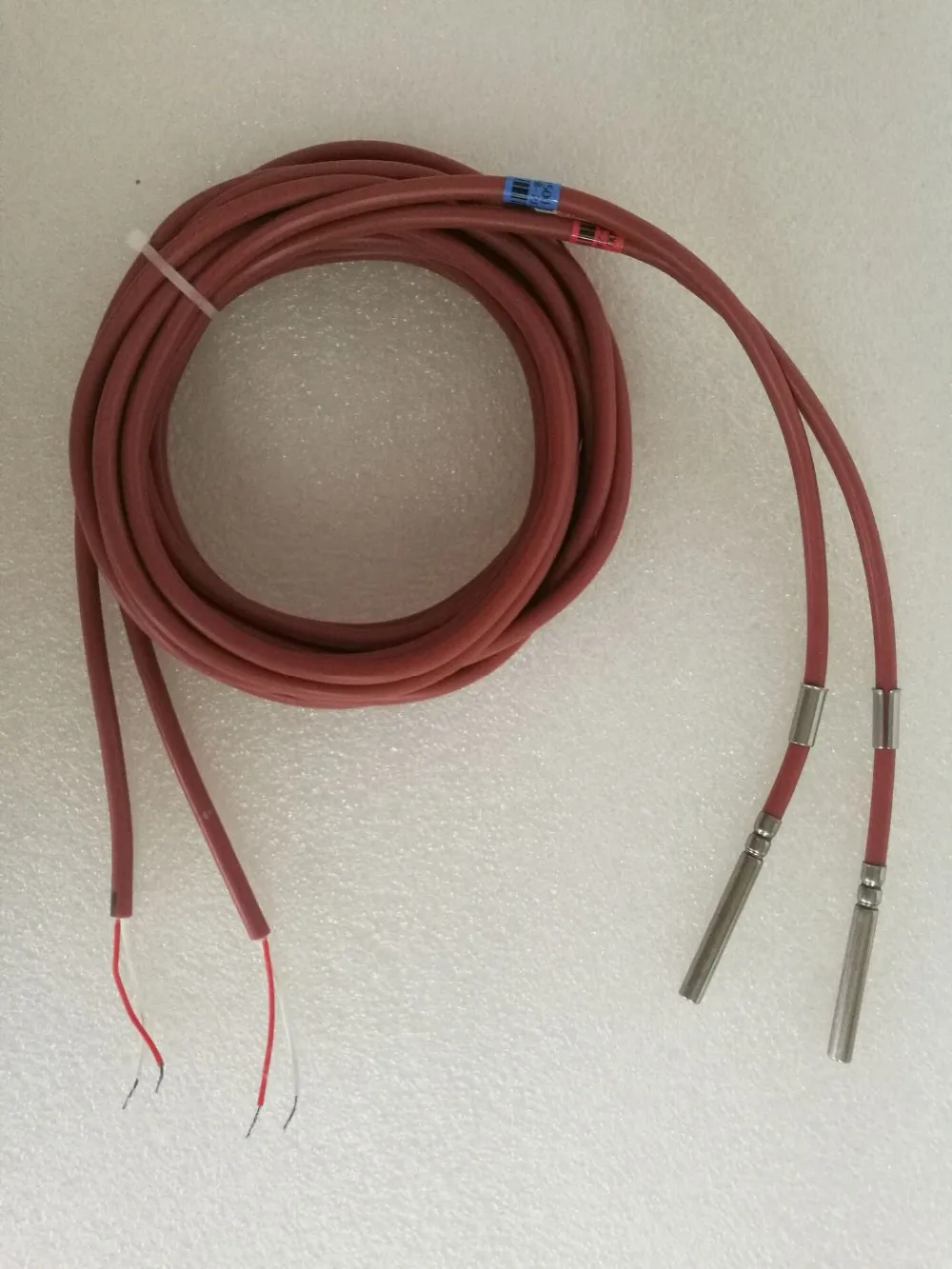 Pt100 Rtd Humidity Sensor With Silicon Cable Buy Silicone Pt100 Temperature Sensor,Rtd Pt100