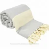 Natural Cotton Bulk Throw Blanket Turkish Woven Thick Blanket And Throws