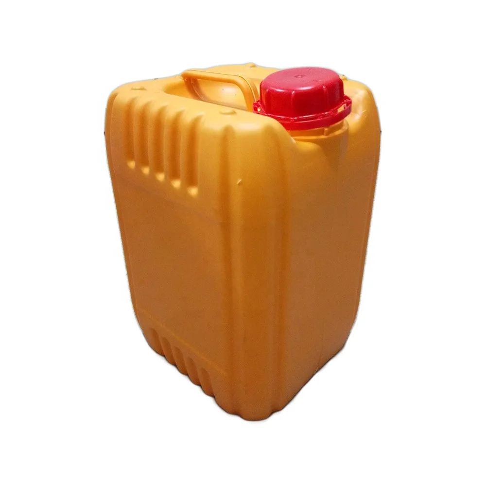 10 Litres Orange Plastic Jerry Can Container Bottle For Oil Packing