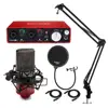 Focusrite Scarlett 2I2-2ND Gen Interface with MXL 770 Mic and XLR Cables (2)