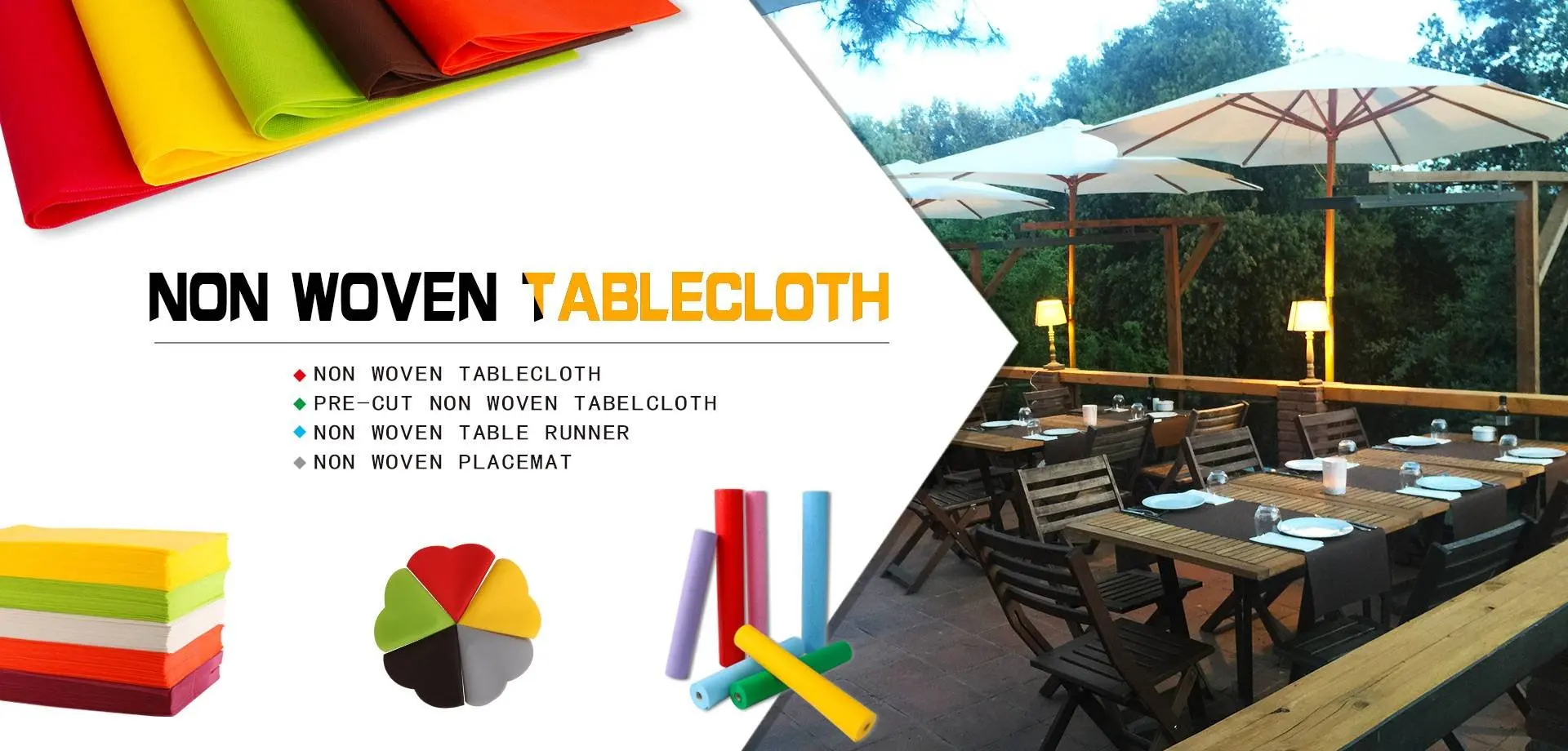 Biodegradable  Disposable Pp Nonwoven  Restaurant tablecloth,Cheap Nonwoven Fabric PP Table Cloth