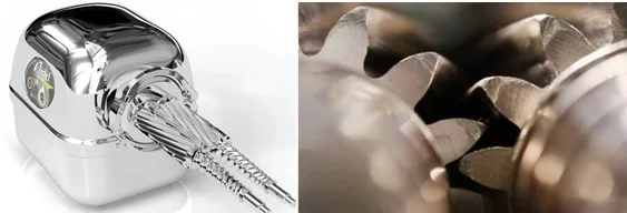 100% Stainless Steel twin gear Juicer spiral screw cold press juicer for Home Use with 304,316 stainless EDC free Made in Korea