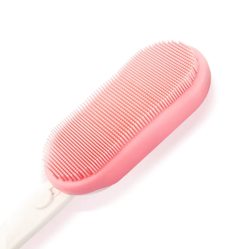 Hot Sell Electric Food Grade Silicone Bath Massage Brush Long Handle
