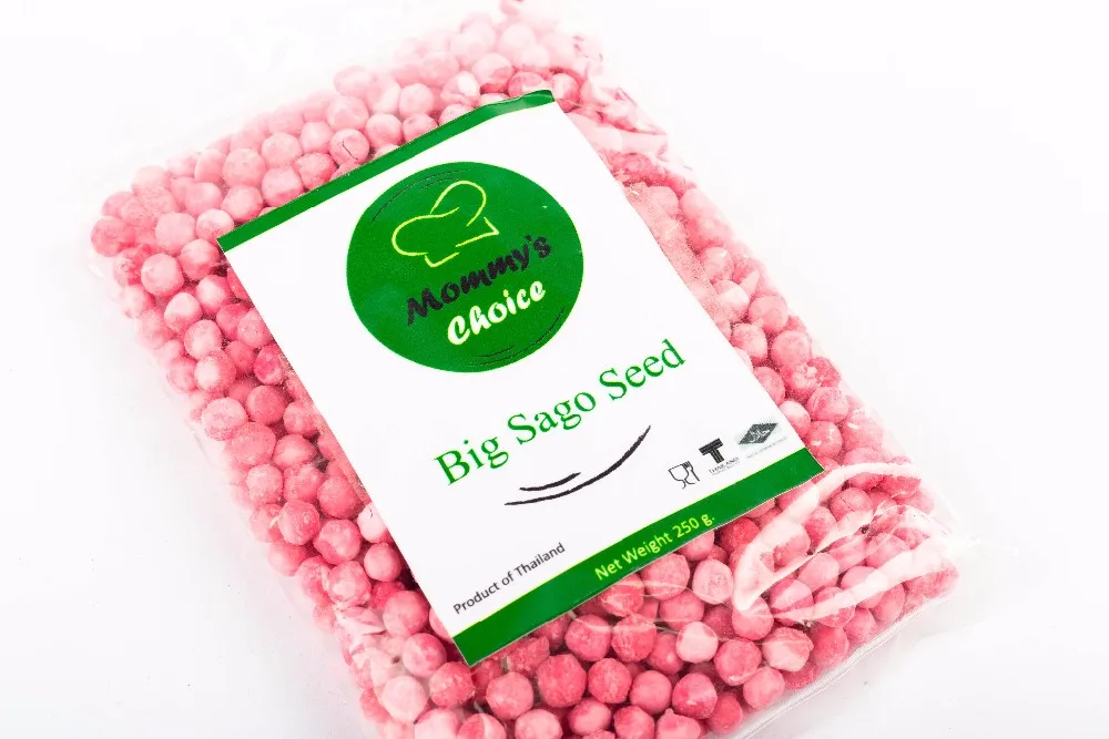 2017 热卖最优质的粉红色大 sago 种子用于甜点