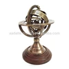 Nautical brass armillary sphere globe