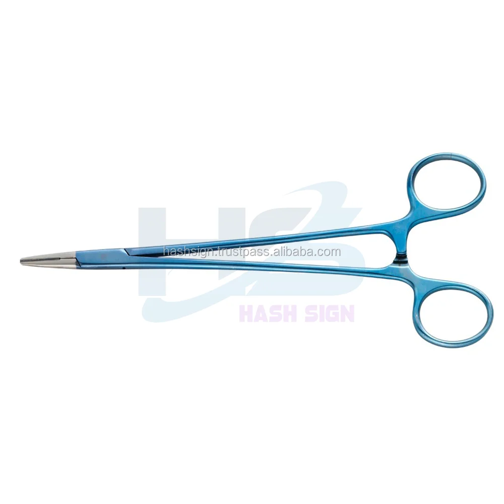 Mayo Hegar Needle Holder Driver Suture Surgical Piercing Groove Forceps