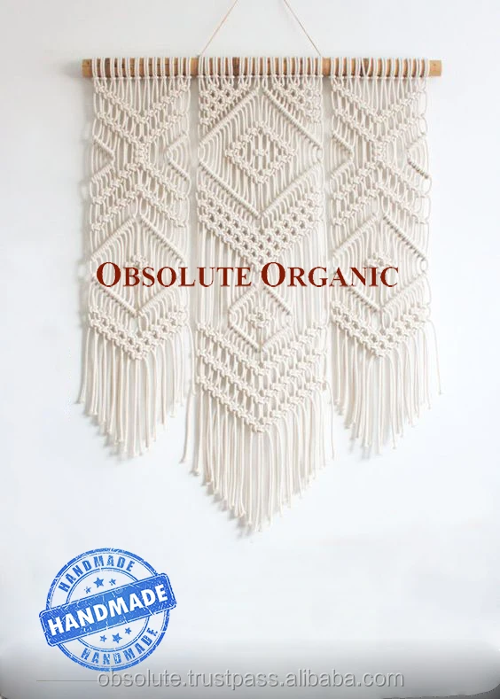 Macrame Wall Hanging 100 Cotton Rope & Driftwood Buy 100 Cotton