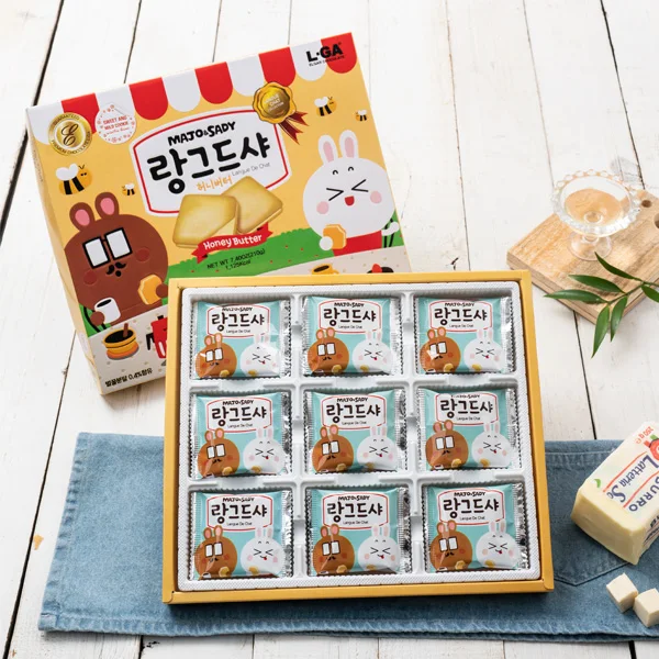 
Majo & Sady honey butter langue de chat cookie original cookie butter cookie honey cookie sweet cookie vanilla Delicious cookie 