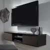SImple LED TV Wall Mount Stand Cabinet with Sliding Doors Living Room Furniture indonesia