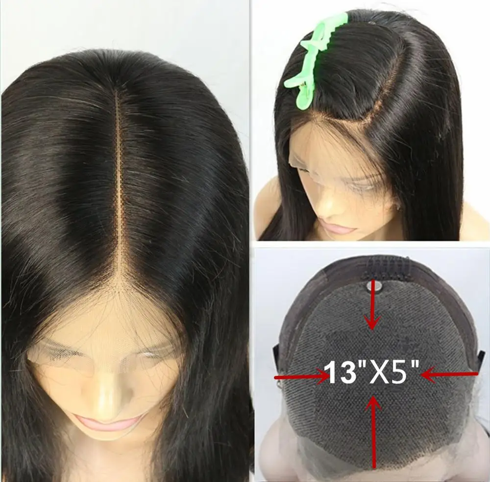 Joywigs Pre Plucked 13"x5" Lace Front Wig Define Long Deep Part Wigs 5