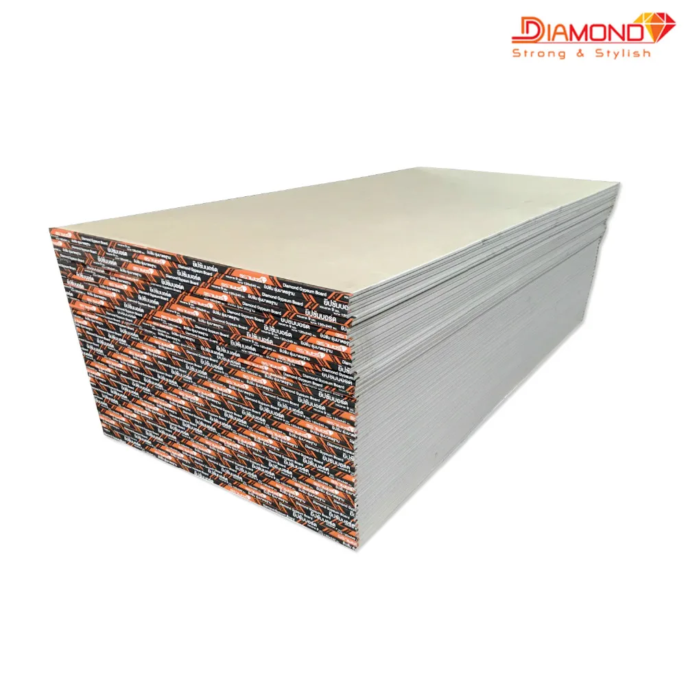 Gypsum Board Thailand Standard Model Size 9mm High Grade Fire