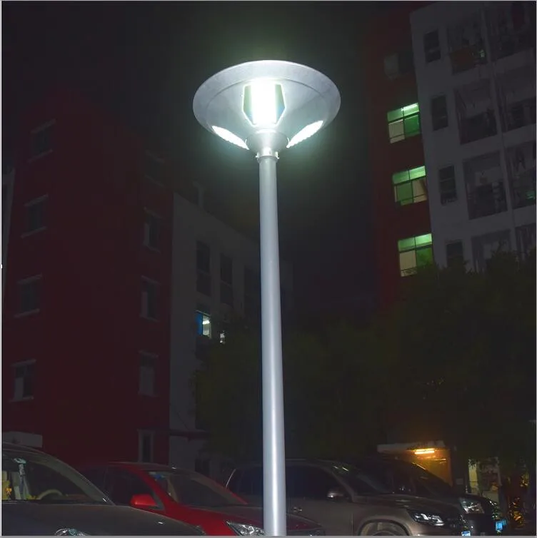 Solar Powered Led Lamp Post For Outdoor Garden Lighting - Buy Garden