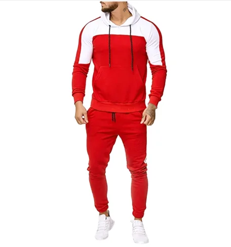 Double Color Combination Sweatsuit / Jogging Sports Color Block ...
