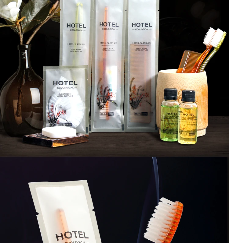 Wholesale 5 Star Luxury Hotel Amenities Toothbrush Toothpaste Dental