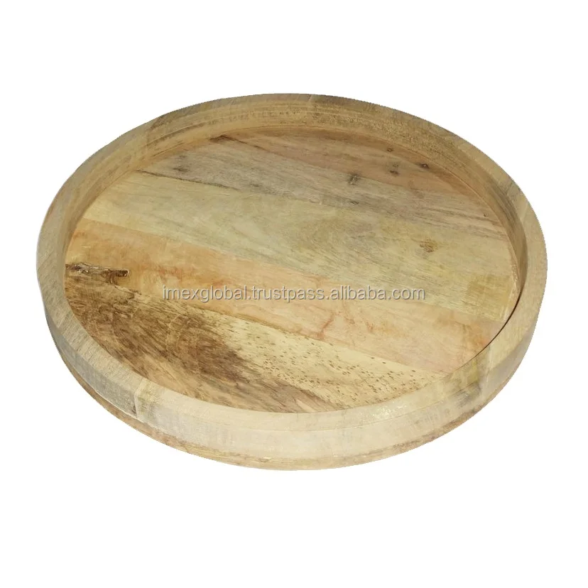 Wooden Serving Tray Of Mdf With Luxury Design Of Enameled Print For