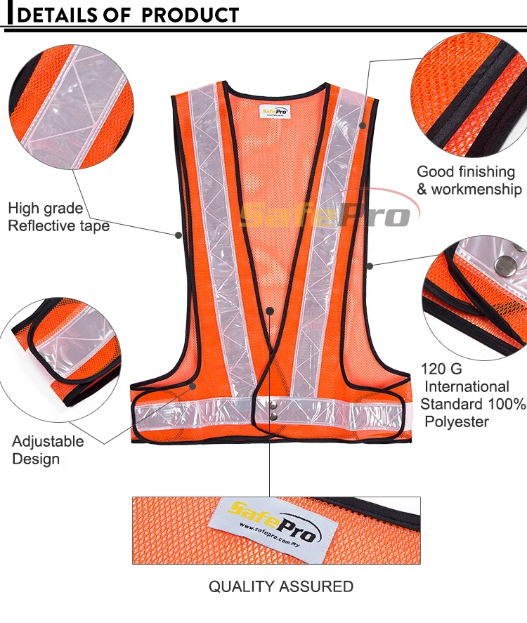 2017 Safer Construction Reflective Safety Vests Industrial Safety