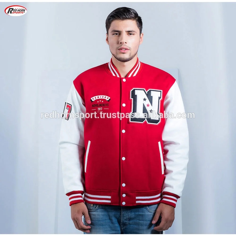 High Quality Custom Varsity Jacket Bulk Windbreaker Blank College Track