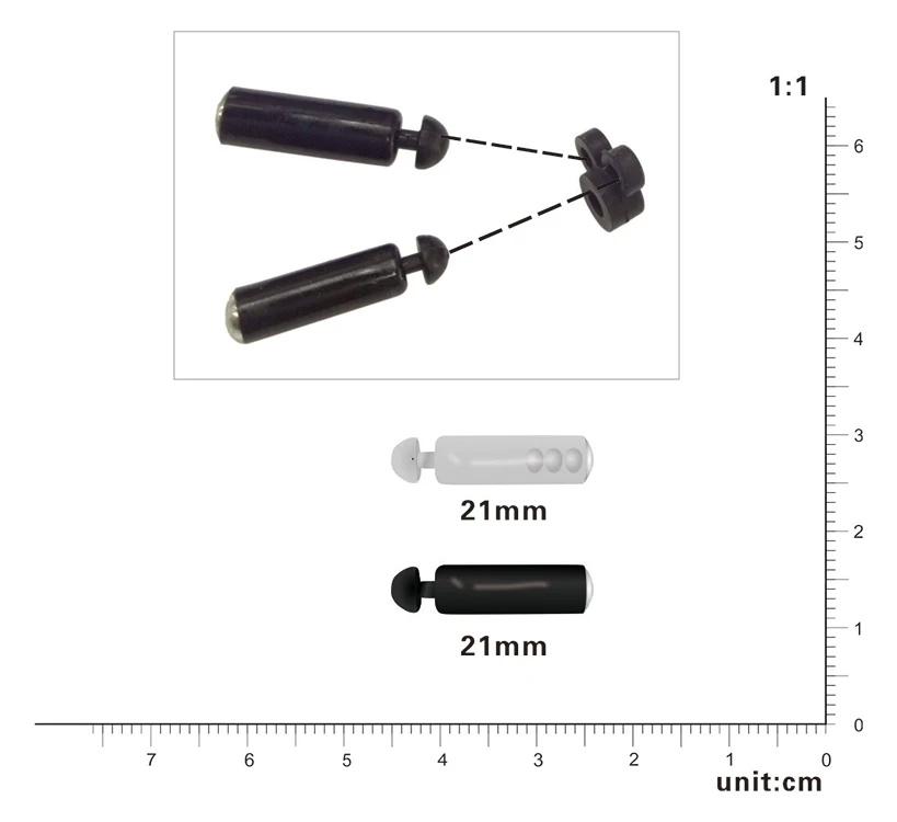 Bass Fishing Accessories Double Barrel Jig Rattle Buy Double Barrel