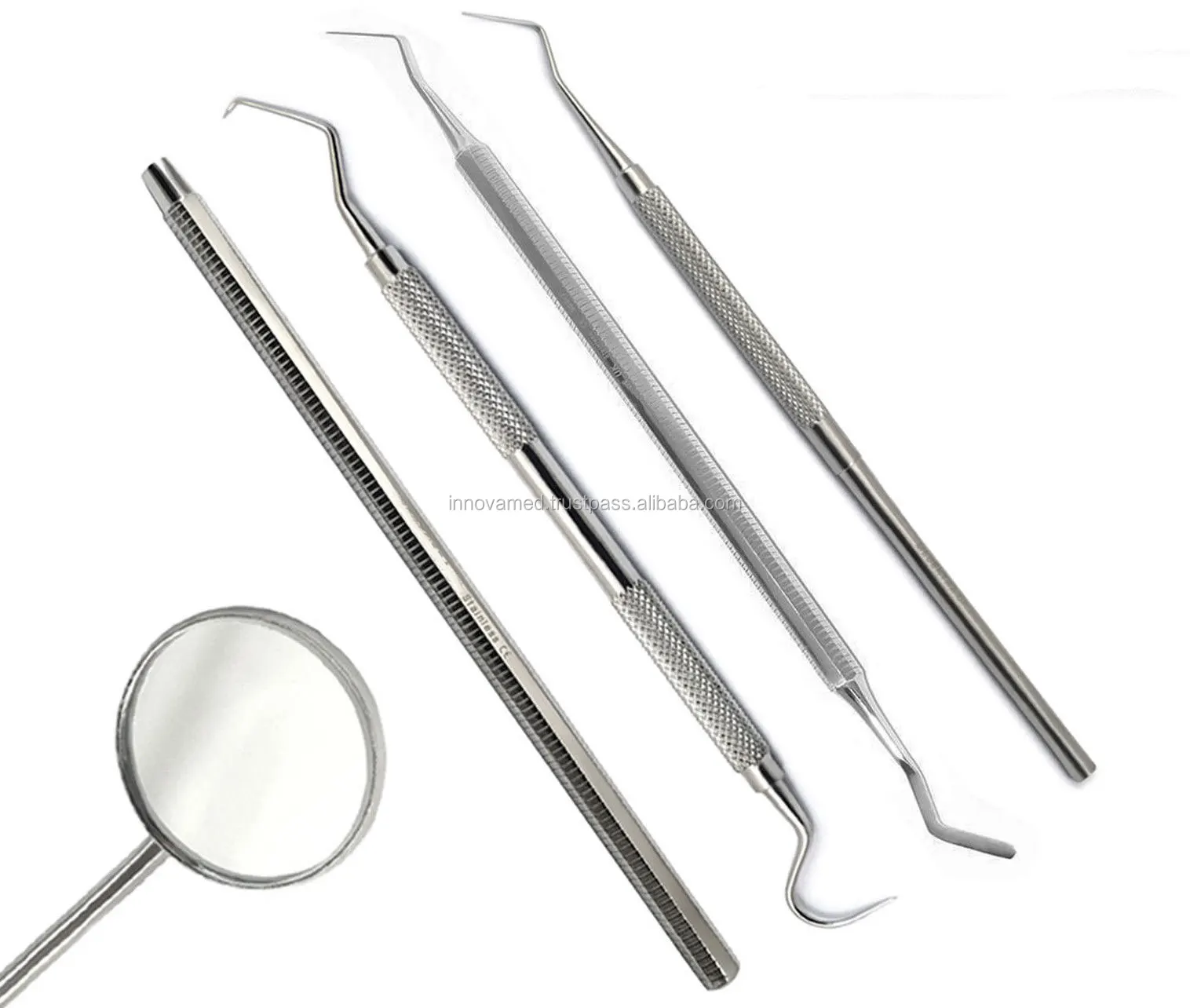Silicone Coated Dental Scaler Gracey Curettes 7/8 Mini 11/12 Set