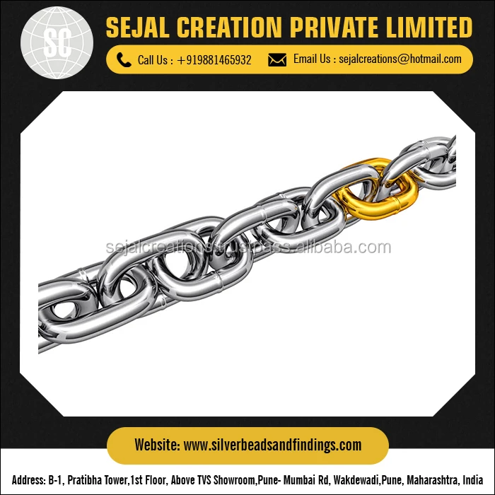 Sterling Silver Necklace Chain For Bracelet Jewelry Making Diy Buy